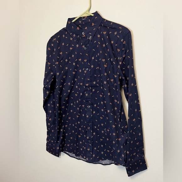 NWT Ben Sherman Scattered Floral Shirt Size S - Picture 6 of 10